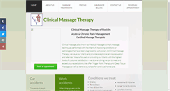 Desktop Screenshot of clinicalmassagerocklin.com