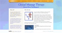 Desktop Screenshot of clinicalmassagerocklin.net